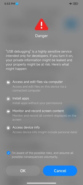 ファイル:Xiaomi12sUltra usbdebug warning.jpg