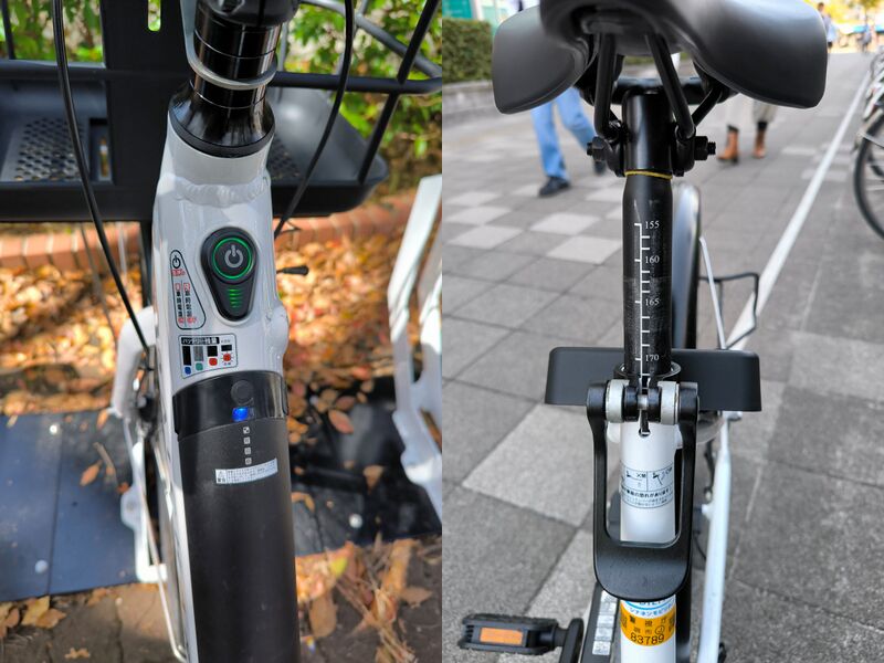 ファイル:HelloCycling daichari button+seatpost.jpg
