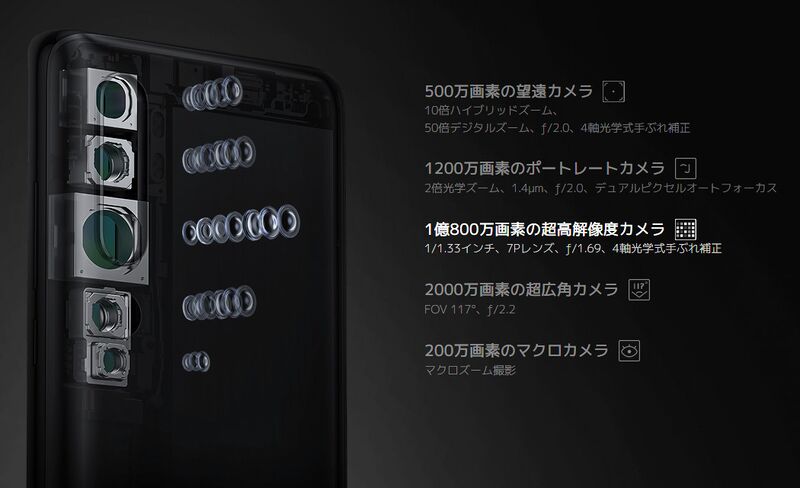 ファイル:Mi Note 10 cameras.jpg